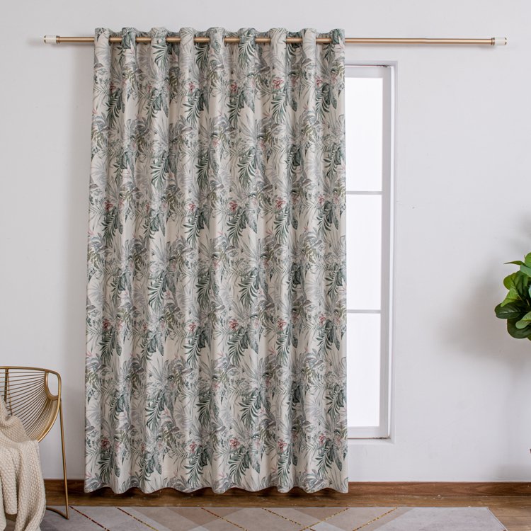 Good Quality Product Chinese Style Digital Printed Luxury Fabric Blackout Curtain For Living Room Ready Made Smart Curtain