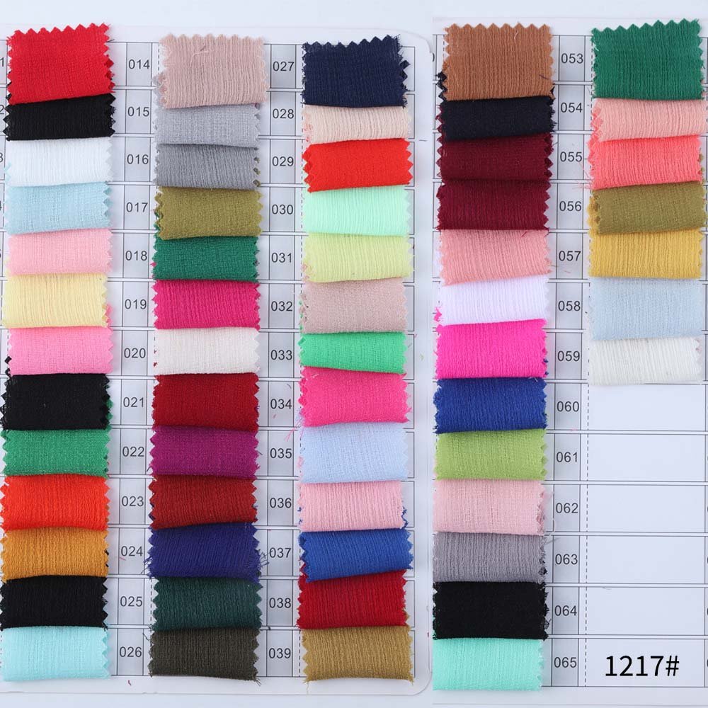 JIAYU textile 100 pure polyester shirt/evening dress/top summer Moss crepe crinkled plain chiffon fabric
