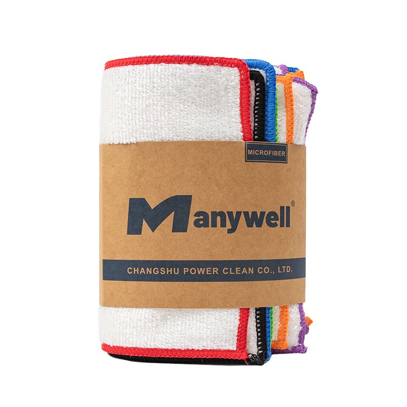 Custom Double-Layer Thickened Bamboo Fiber Dish Cloth Housework Microfibre Towels Kitchen Cleaning Microfiber Cloths