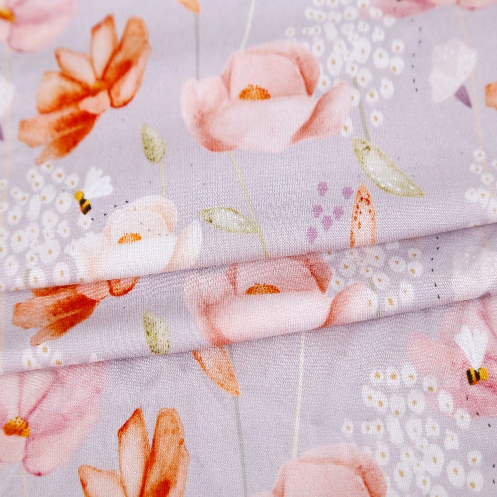 100%bamboo fiber Digital Print Knitted Bamboo Fabric bamboo spandex fabric For No MOQ