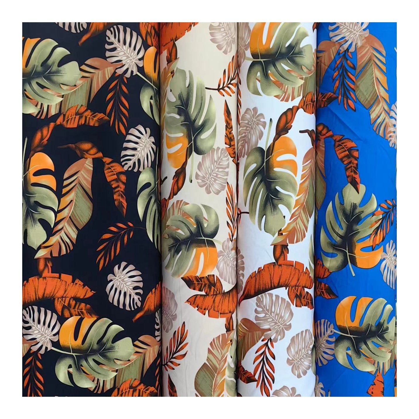 factory wholesale fabric 100%paper print polyester fabric fir dresses printing for t-shirt