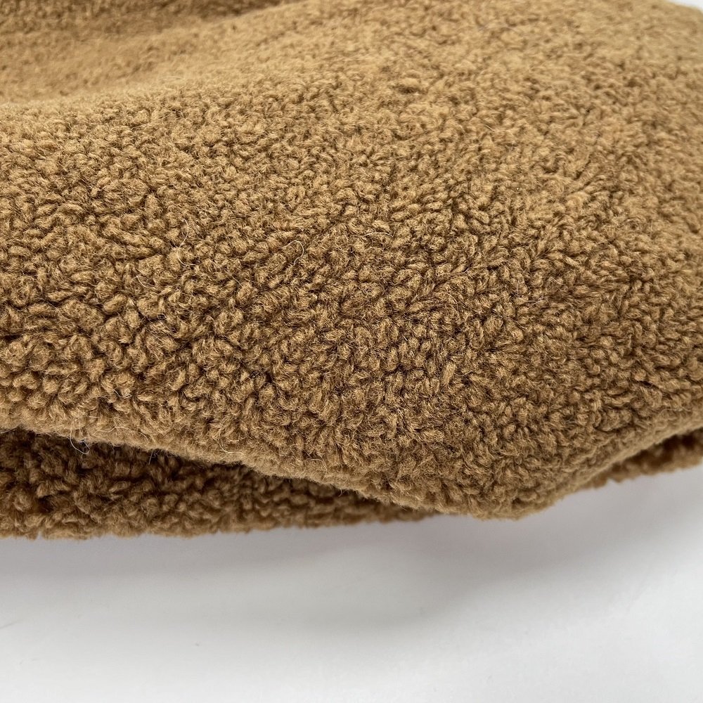 100% Polyester Solid Color Plain Circle Yarn Knitted Terry Polar Fleece Hoodie Teddy Velvet Fabric unicorn velvet for garment