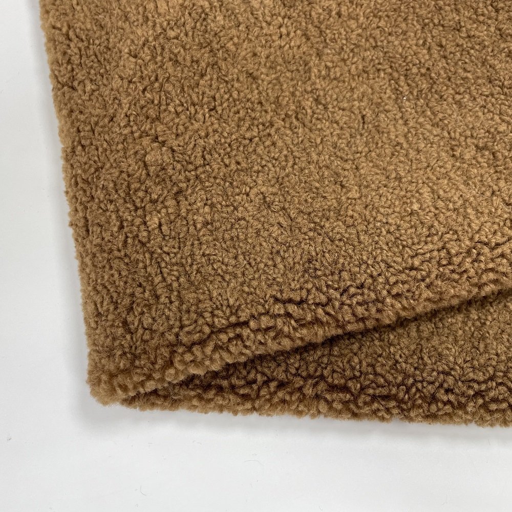 100% Polyester Solid Color Plain Circle Yarn Knitted Terry Polar Fleece Hoodie Teddy Velvet Fabric unicorn velvet for garment