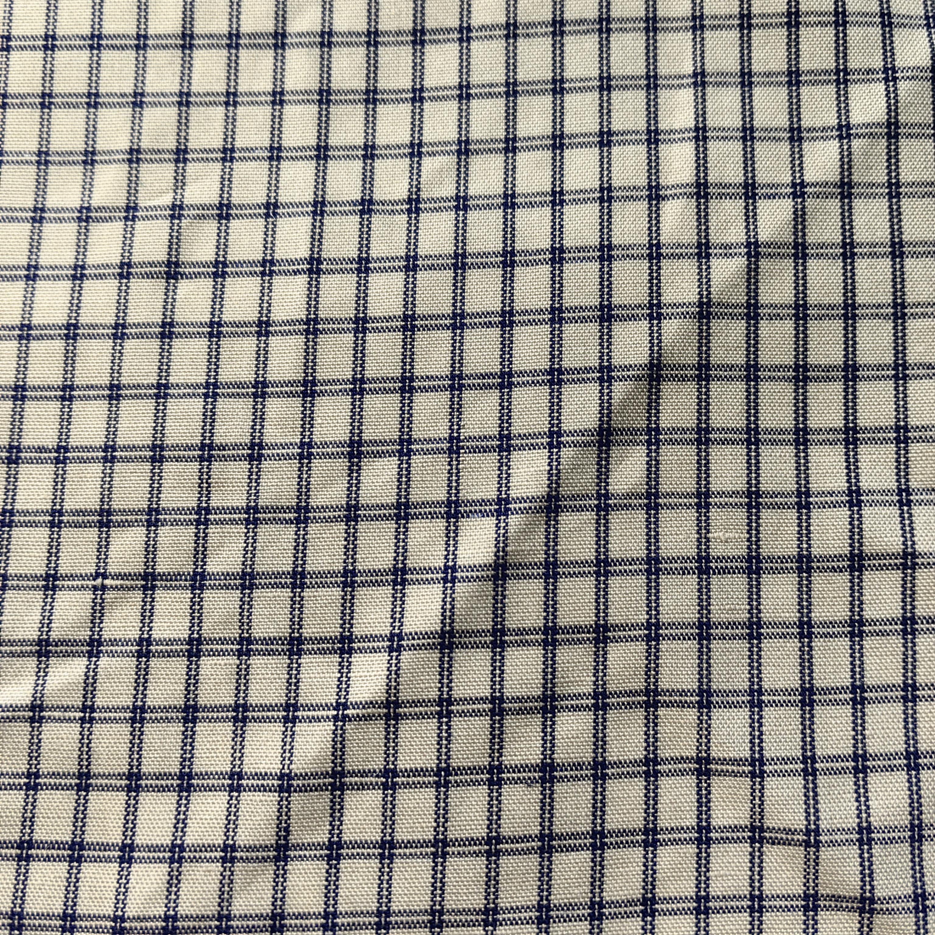 French eco-friendly flax fabrics check yarn dyed 60% linen 40% cotton fabric for shirt and clothing