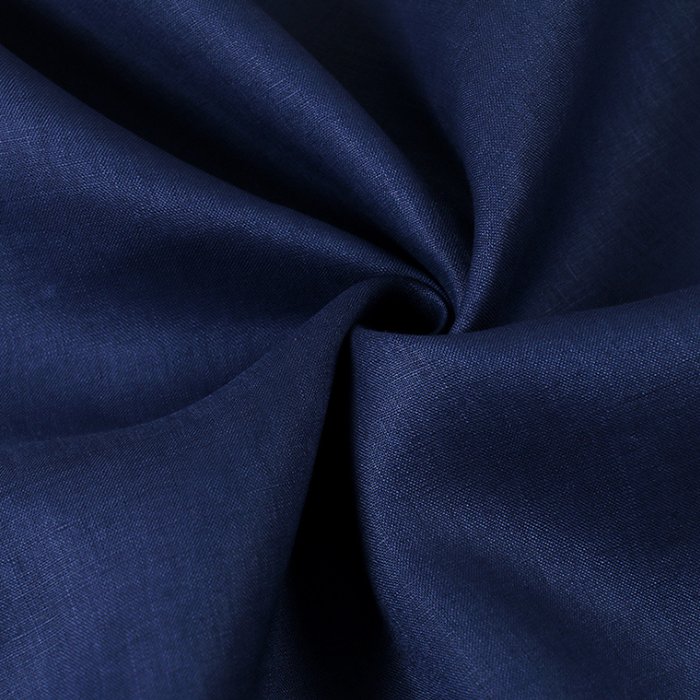 100% linen healthy fabric for fresh spring and summer shirt dress, pure color fabric