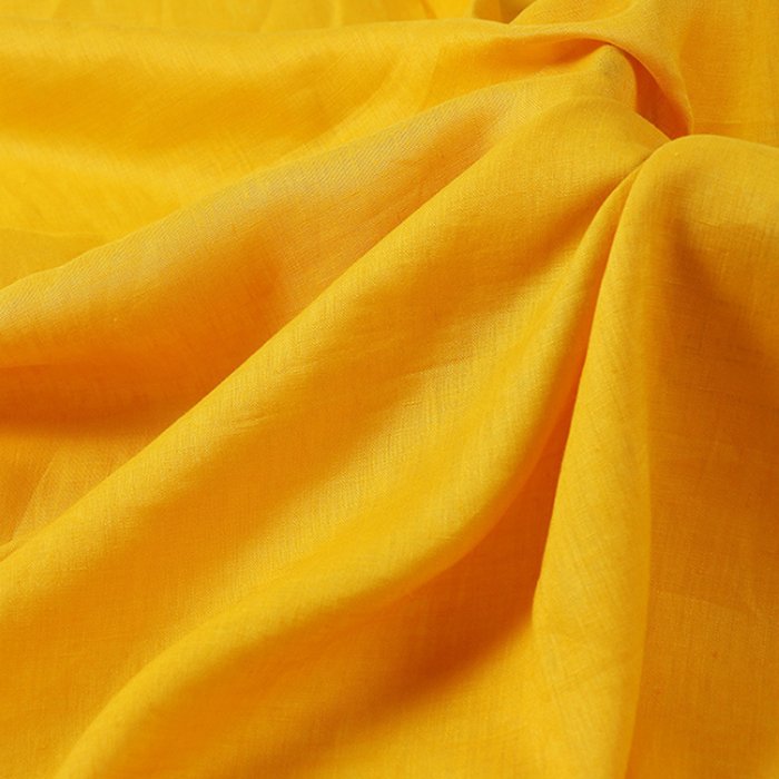 100% linen healthy fabric for fresh spring and summer shirt dress, pure color fabric