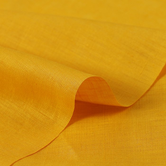 100% linen healthy fabric for fresh spring and summer shirt dress, pure color fabric