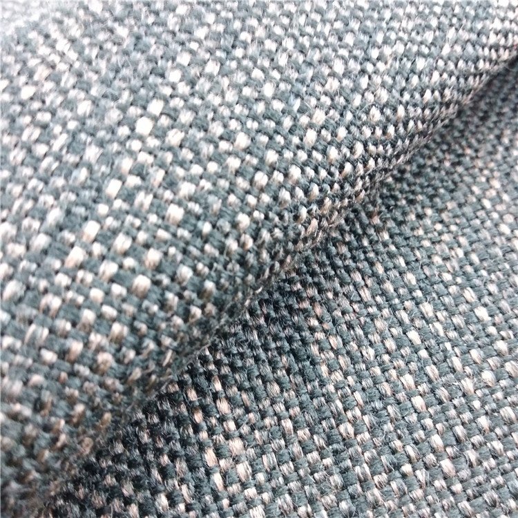 Faux Linen Fabric Sofa Fabric Polyester Cheap Black Out Curtain Fabric