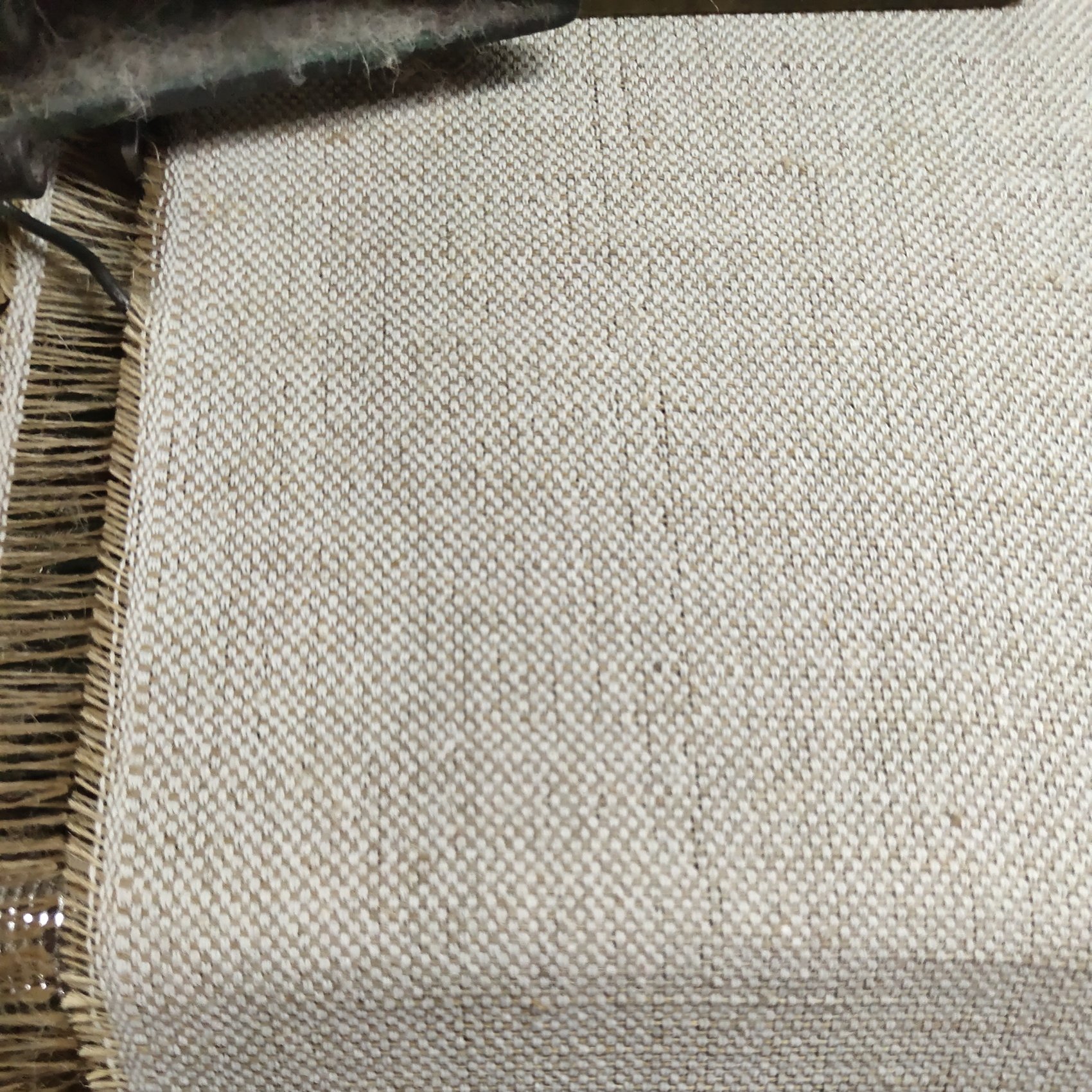 Jacquard Weave Jute Cotton Blend Fabric hessian fabric for Furniture Sofa Curtain