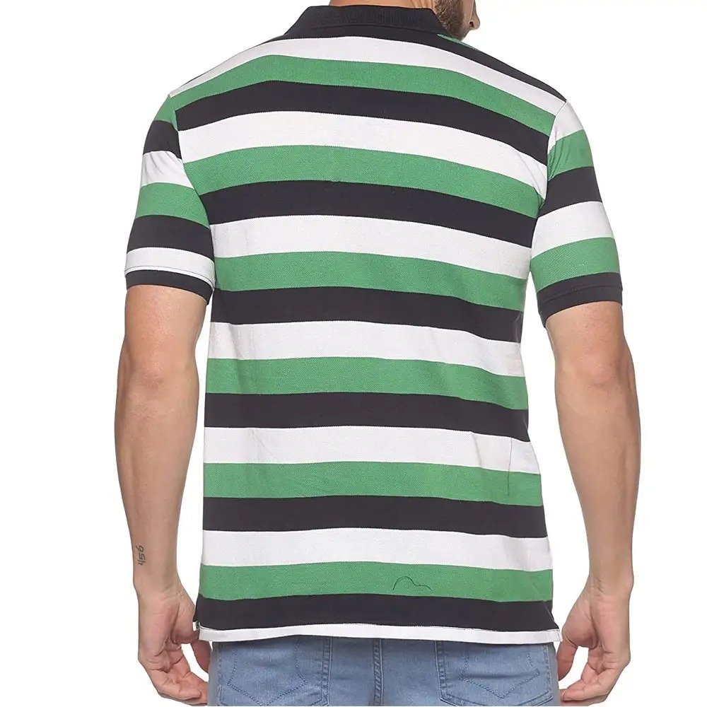 Latest Fashion Cotton Polyester Polo Shirt Men Stand Collar High Quality Short Sleeve Men Polo Shirt with customize logo