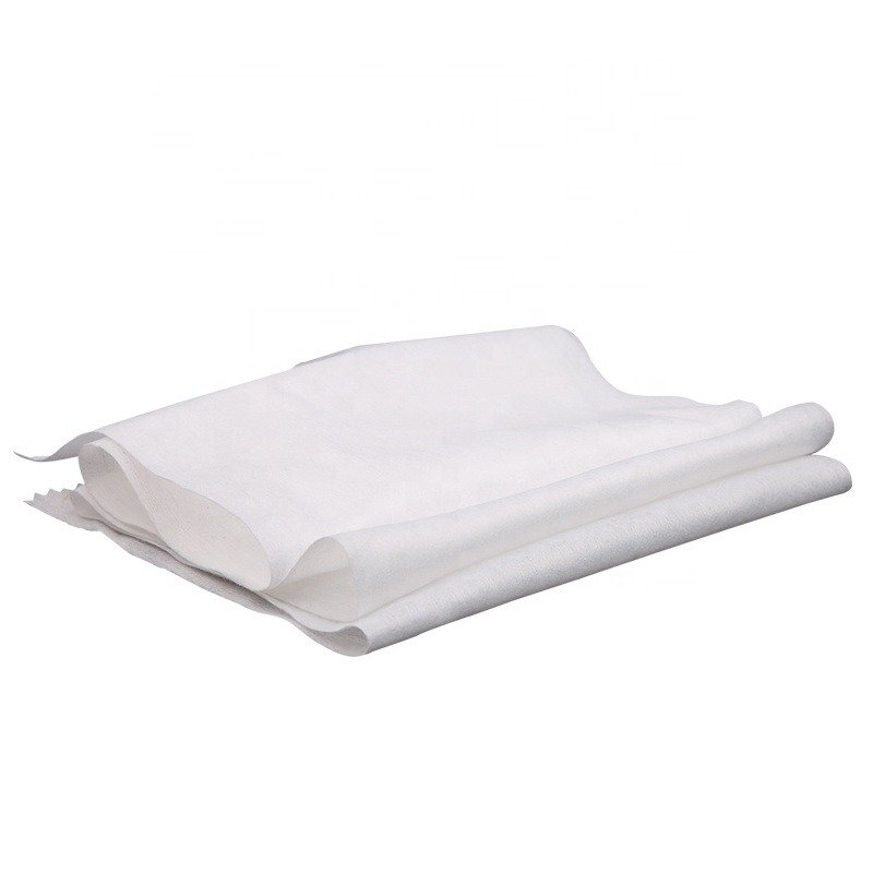 Plain Pattern Spunlace Nonwoven Fabric Roll for Washcloth Wet Wipes