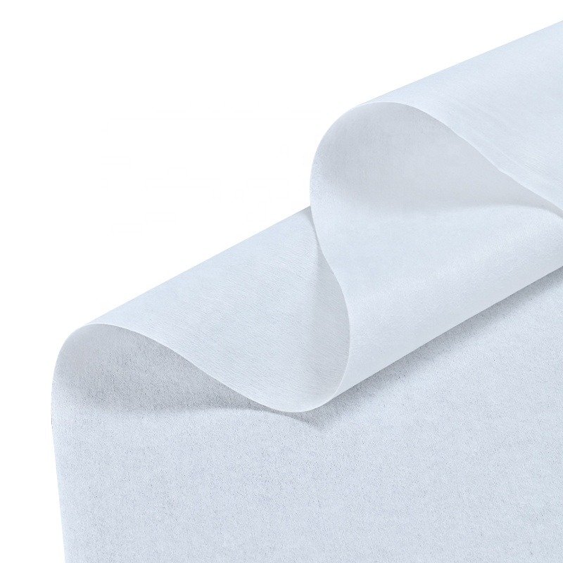 Plain Pattern Spunlace Nonwoven Fabric Roll for Washcloth Wet Wipes