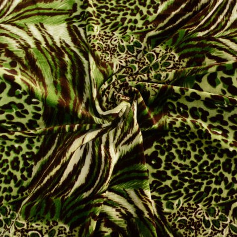 Manufacturers Hot Selling Knitted Leopard Animal Print Plain Velvet Fabric Wrinkle Resistant Clothing Dress Garment Fabric