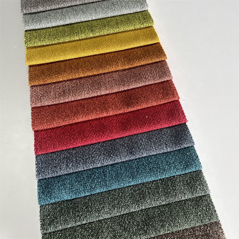 new fashion linen look woven curtain fabric durable pet friendly sofa furniture fabric