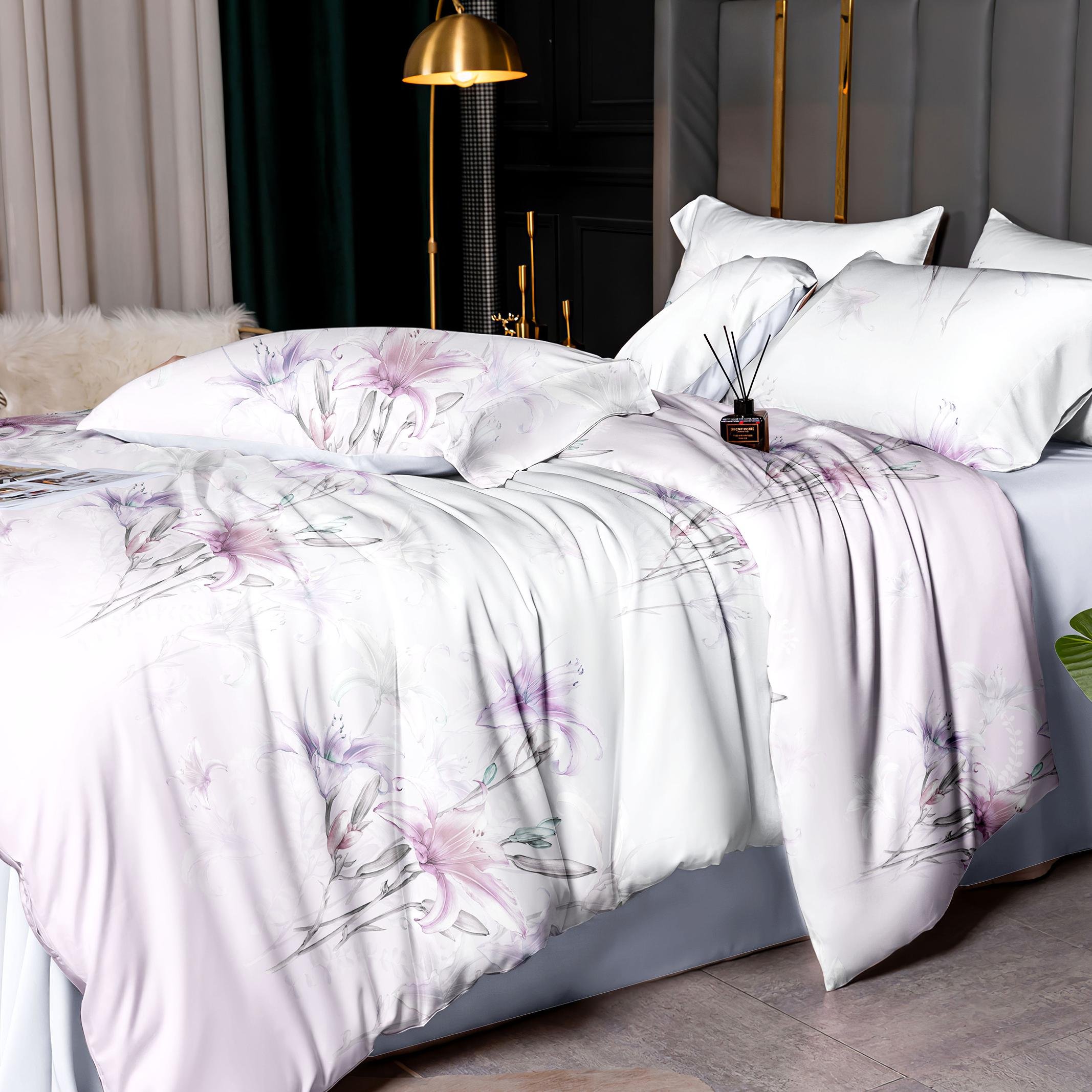 Nantong supplier wholesale bed linen 100% modal printed fabric