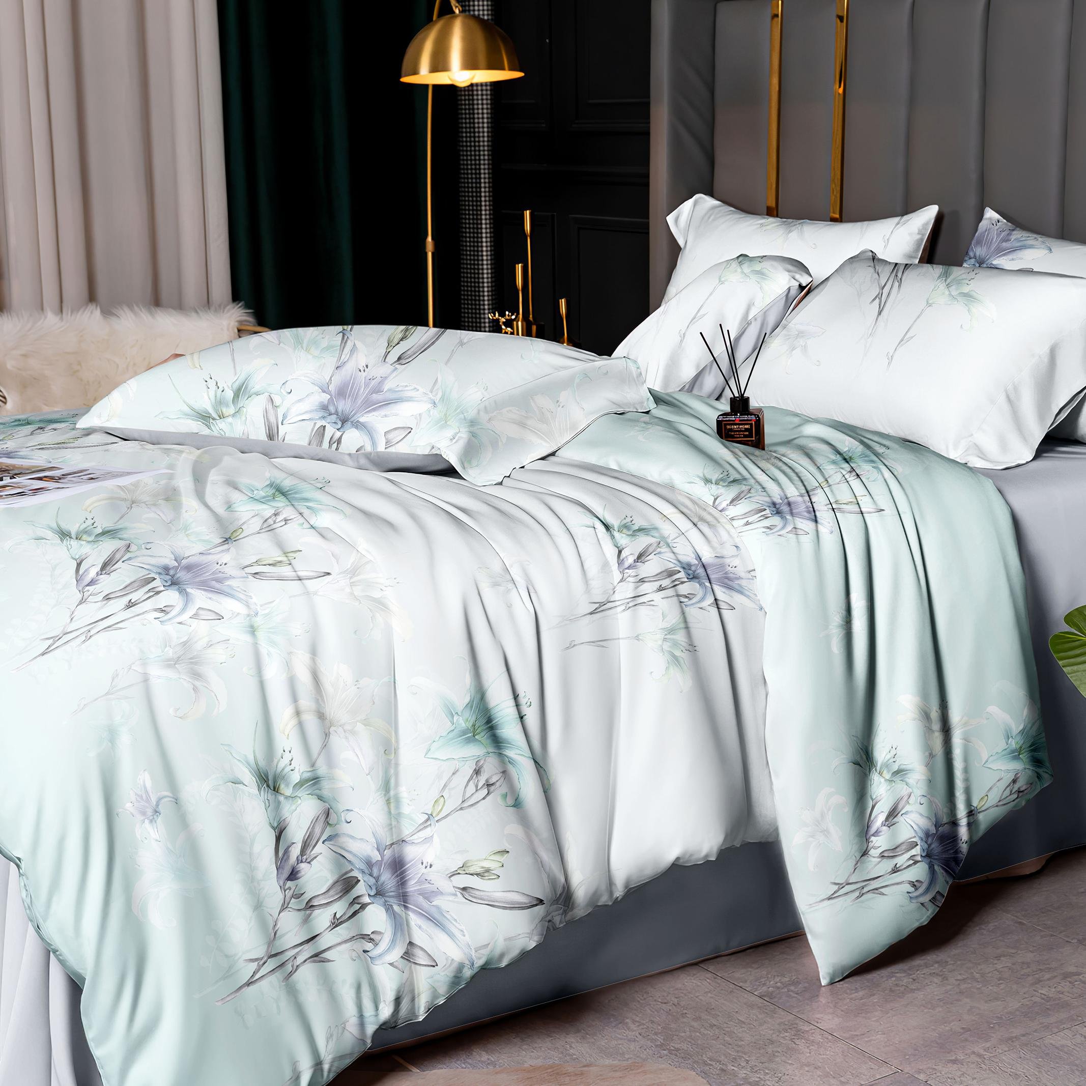 Nantong supplier wholesale bed linen 100% modal printed fabric