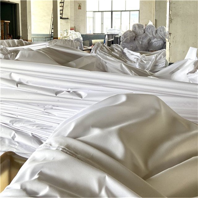 Factory Wholesale Polyester Microfiber Soft Brushed white sheeting fabric in Roll