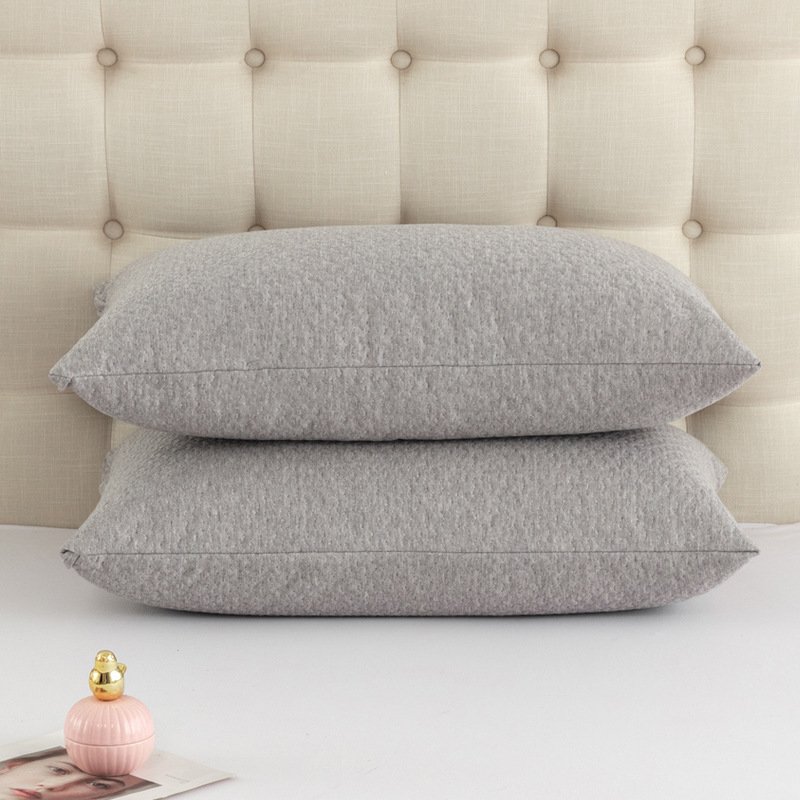 48*74cm Factory Direct Sales Bamboo Fiber Cotton Air Layer Pillow Core Protective Cover Gray Waterproof Dirt Insulation