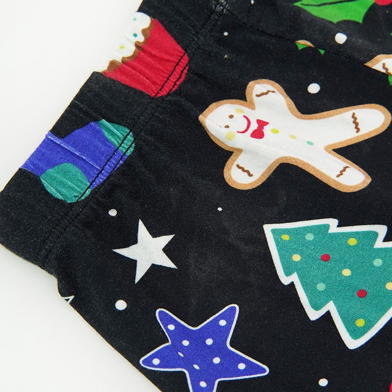 Christmas Custom Printing Wholesale Kid Clothes Sleepwear Organic Bamboo Cotton Long Sleeve Kids Pajamas Children Clothes Set