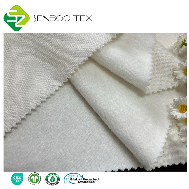 Best Quality Custom 350 GSM Organic Cotton Bamboo Fleece Knitted Eco-Friendly Sportswear Diapers Tops Girls-Breathable!