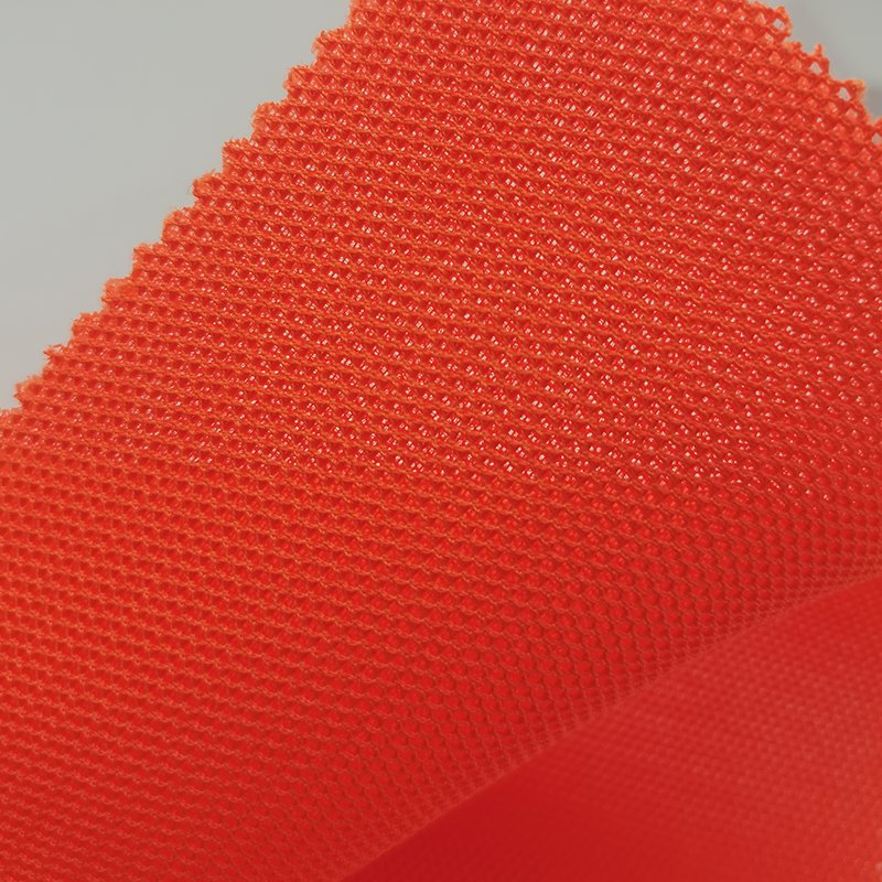 New Design High Quality 380Gsm 56" 100% Polyester 3D Sandwich Mesh Fabric Shoes Upper Shoes Back Counter Material