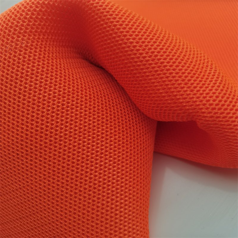 New Design High Quality 380Gsm 56" 100% Polyester 3D Sandwich Mesh Fabric Shoes Upper Shoes Back Counter Material