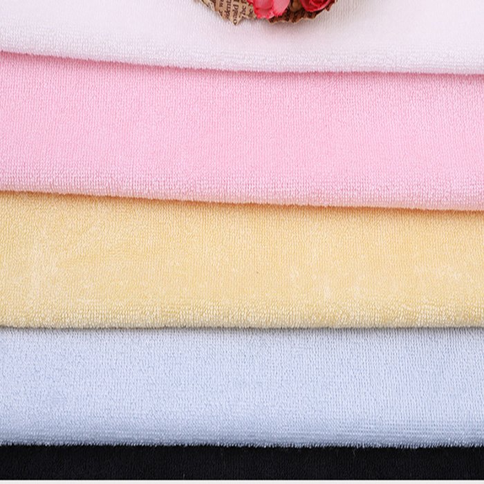 Organic Bamboo French Terry Fabric For Newborn Baby Towel