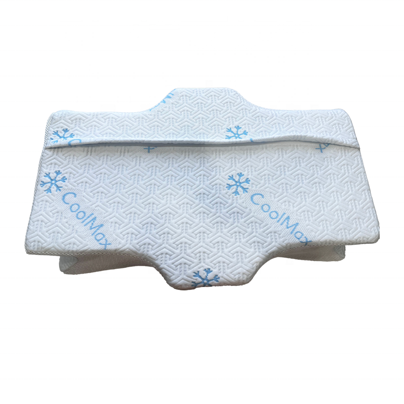 Free simple Ergonomic Bed sleeping solid Pattern Fabric Massage Cartoon Contour Neck Cervical Memory Foam Orthopedics Pillow