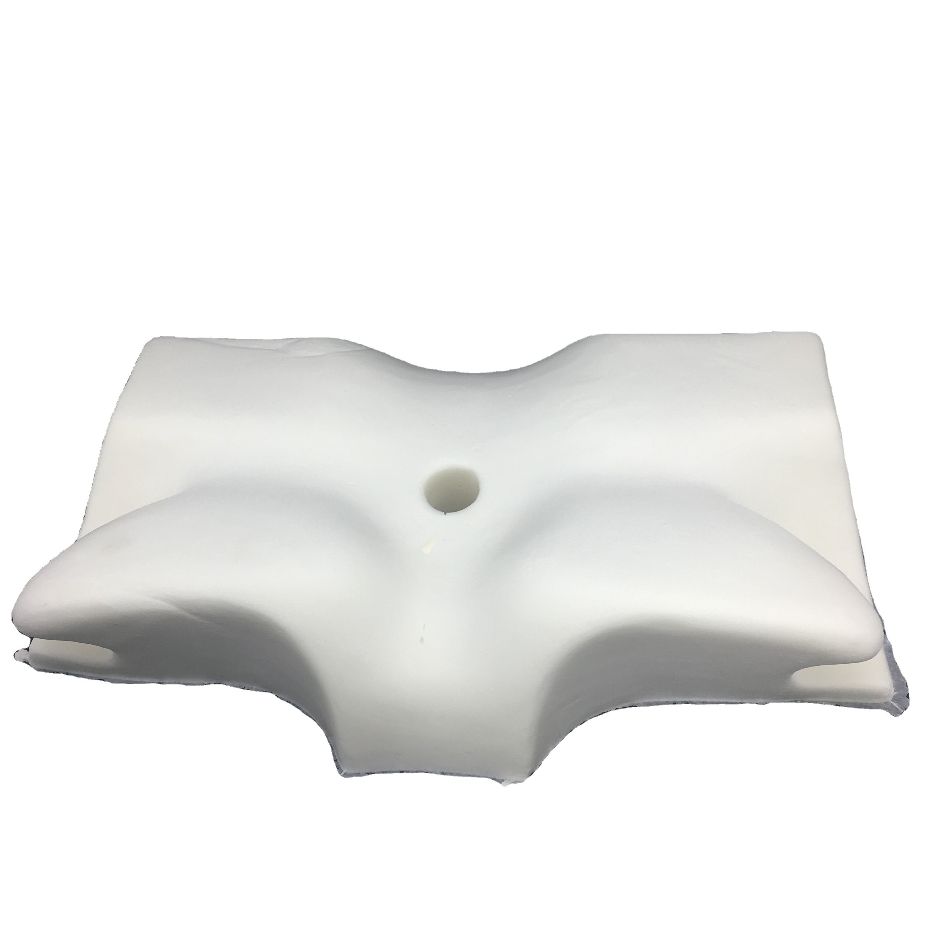 Free simple Ergonomic Bed sleeping solid Pattern Fabric Massage Cartoon Contour Neck Cervical Memory Foam Orthopedics Pillow
