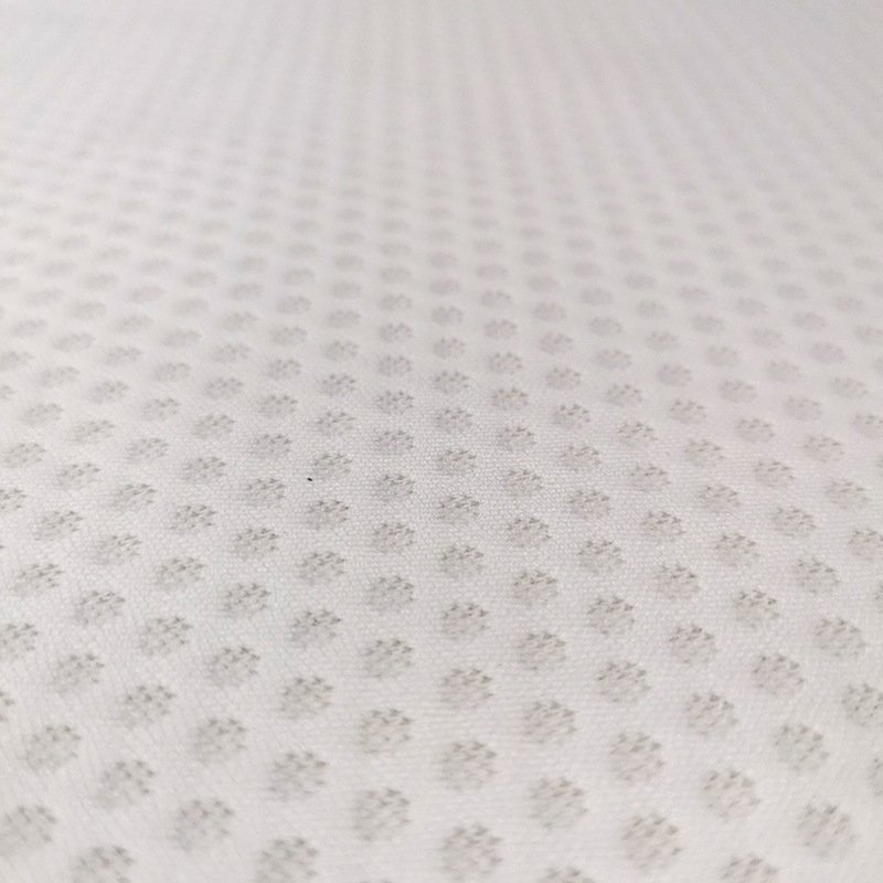 100% Polyester Sportswear Fabric Space Layer Clothing Sweater Jet Air Layer Clip Silk Stretch Shoe Material Lug Fabric Snowflake