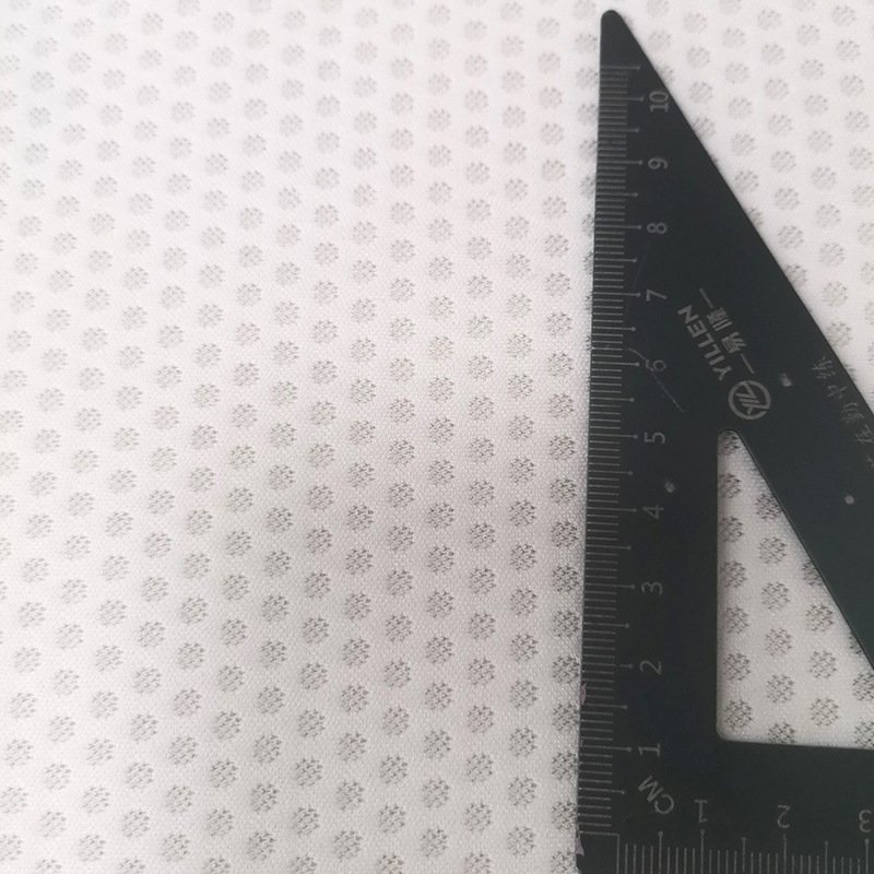 100% Polyester Sportswear Fabric Space Layer Clothing Sweater Jet Air Layer Clip Silk Stretch Shoe Material Lug Fabric Snowflake