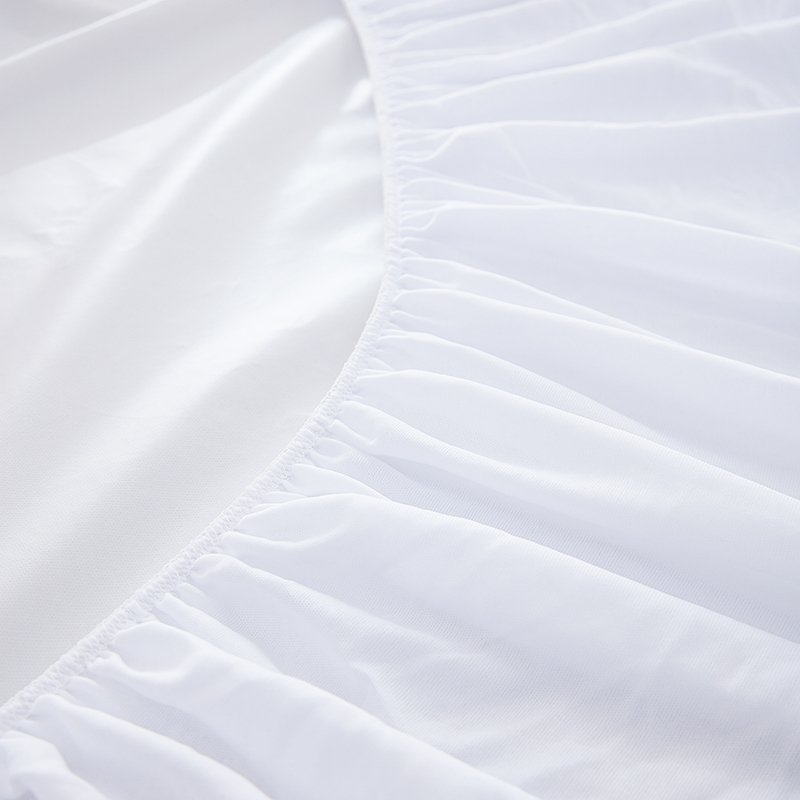 Premium Breathable Smooth Soft Cotton Terry Covers Noiseless Mattress Pad Cover 100% Waterproof Mattress Protector
