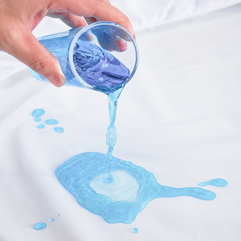 Premium Breathable Smooth Soft Cotton Terry Covers Noiseless Mattress Pad Cover 100% Waterproof Mattress Protector