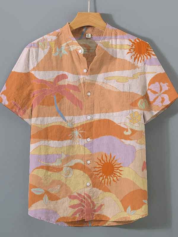 women dress breathable pattern 100% fashion softened linen twill fabric