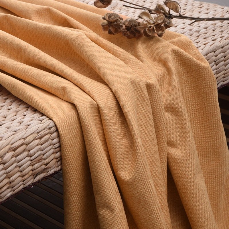 Bomar FG300 Oeko Tex Waterproof Polyester Faux Linen Sofa Fabric Linen Look Woven Upholstery Furniture Bag Curtain Home Textiles