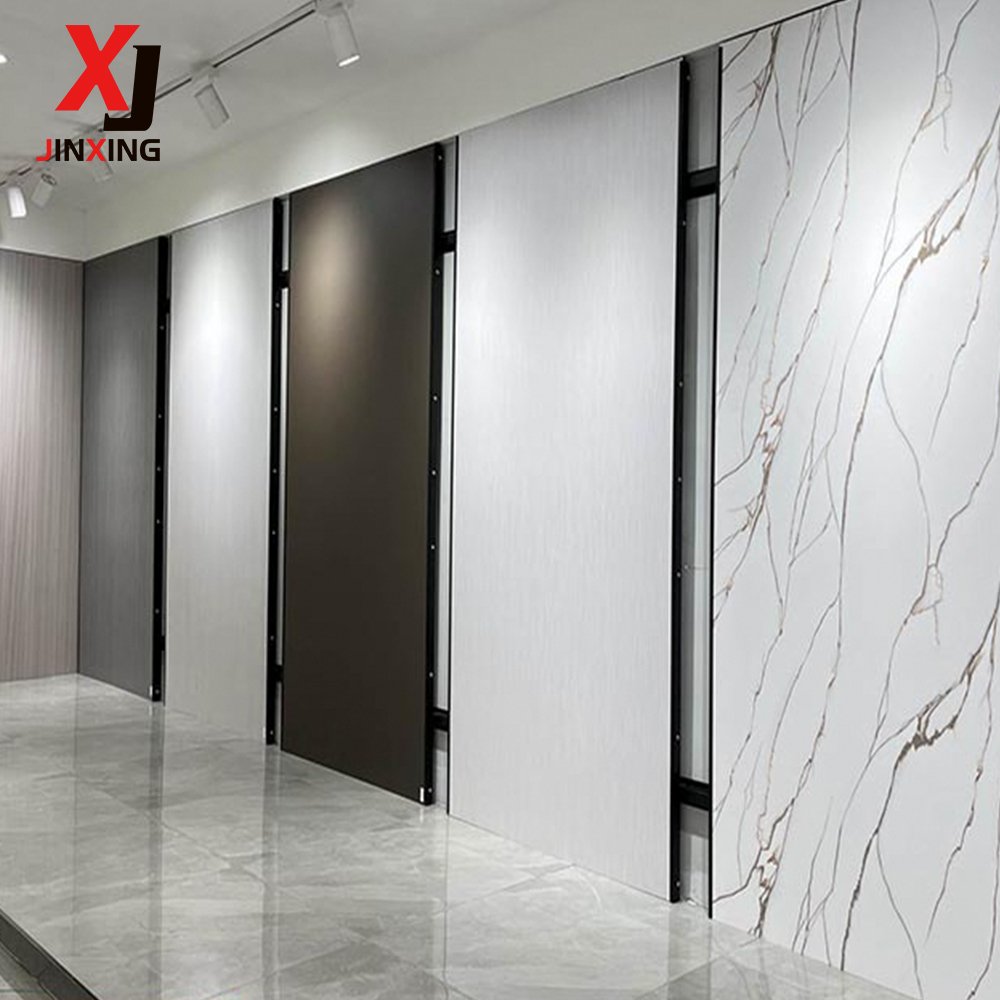 JX Metal Bamboo Charcoal Wall Panel Fabric Marble Carbon Rock Panels Bamboo Charcoal Wood Veneer Wood grain Fabric Skin Feeling