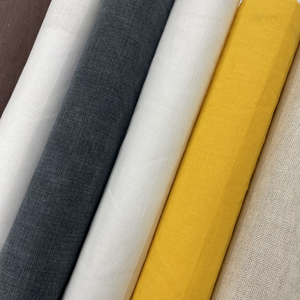 2024 factory hot sale customizable Environmental protection linen fabric roll for clothing