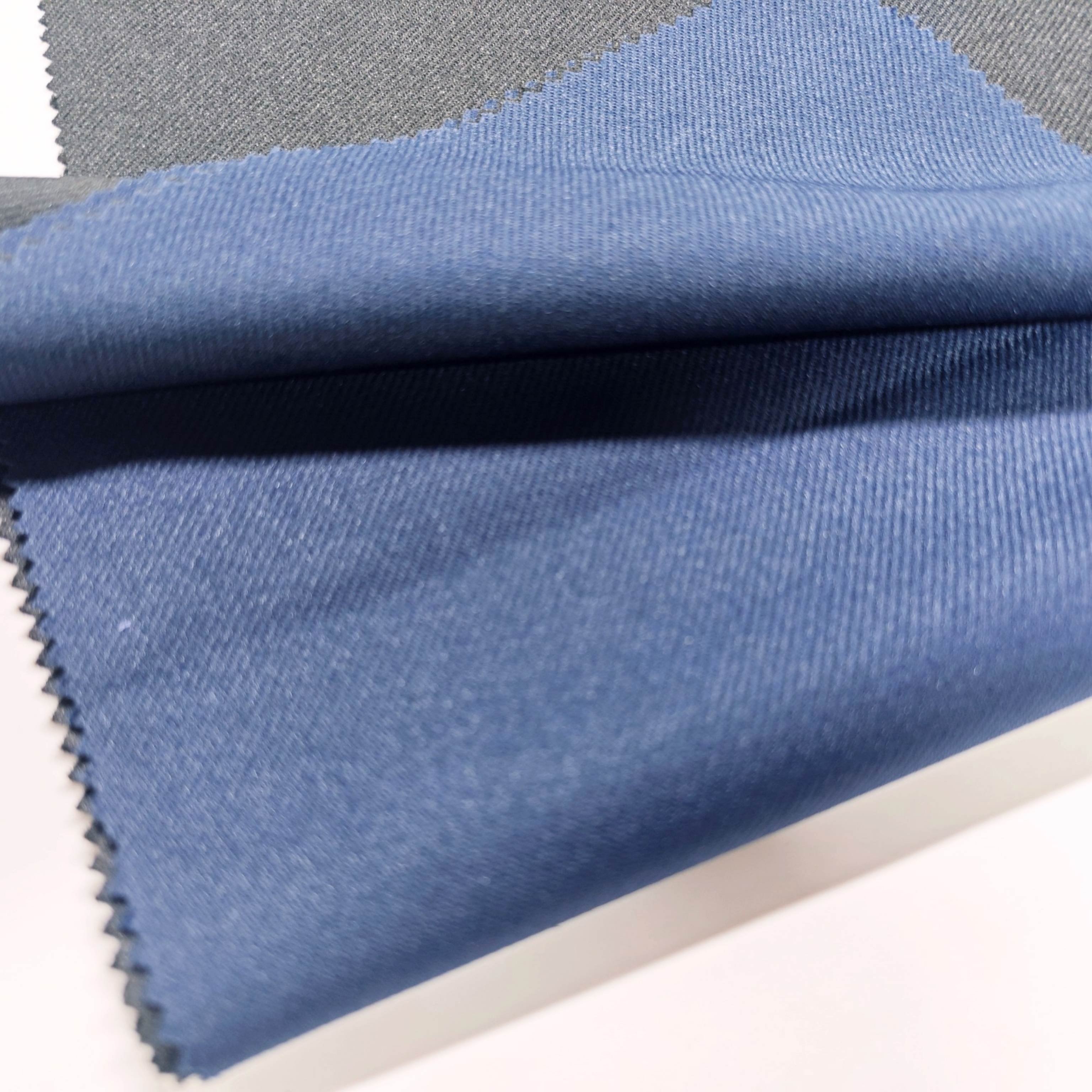 220GSM weft knitting calvary twill 100 polyester fabric Jersey Fabric texture jacket clothing fabric