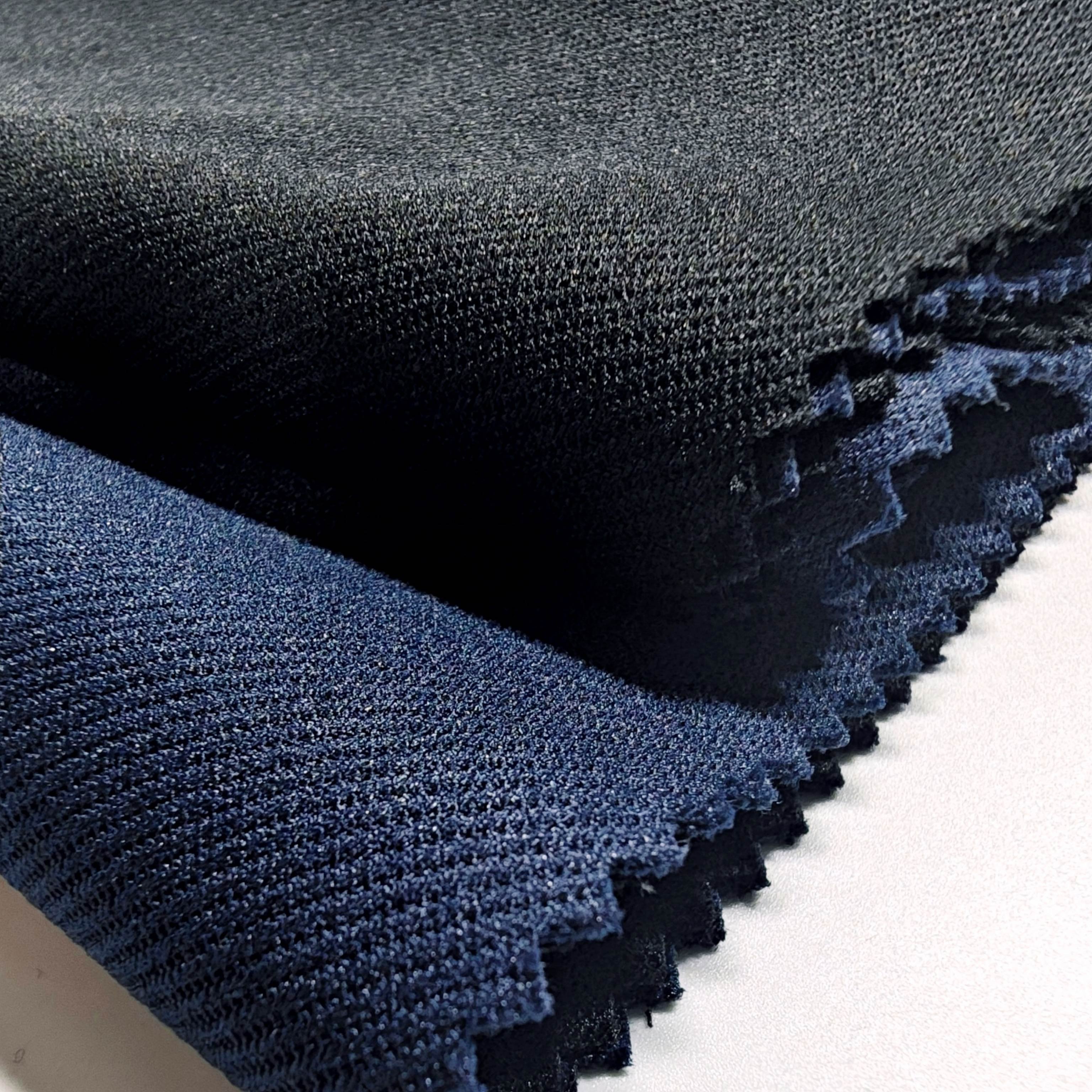 220GSM weft knitting calvary twill 100 polyester fabric Jersey Fabric texture jacket clothing fabric
