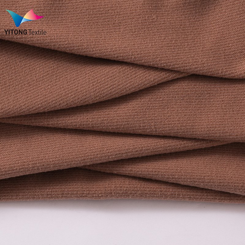 Wholesale 220 gsm Recycled Polyester Fabric Fleece Fabric 88% Polyester 12% Spandex Fabric for Hoodie Sweatshirt