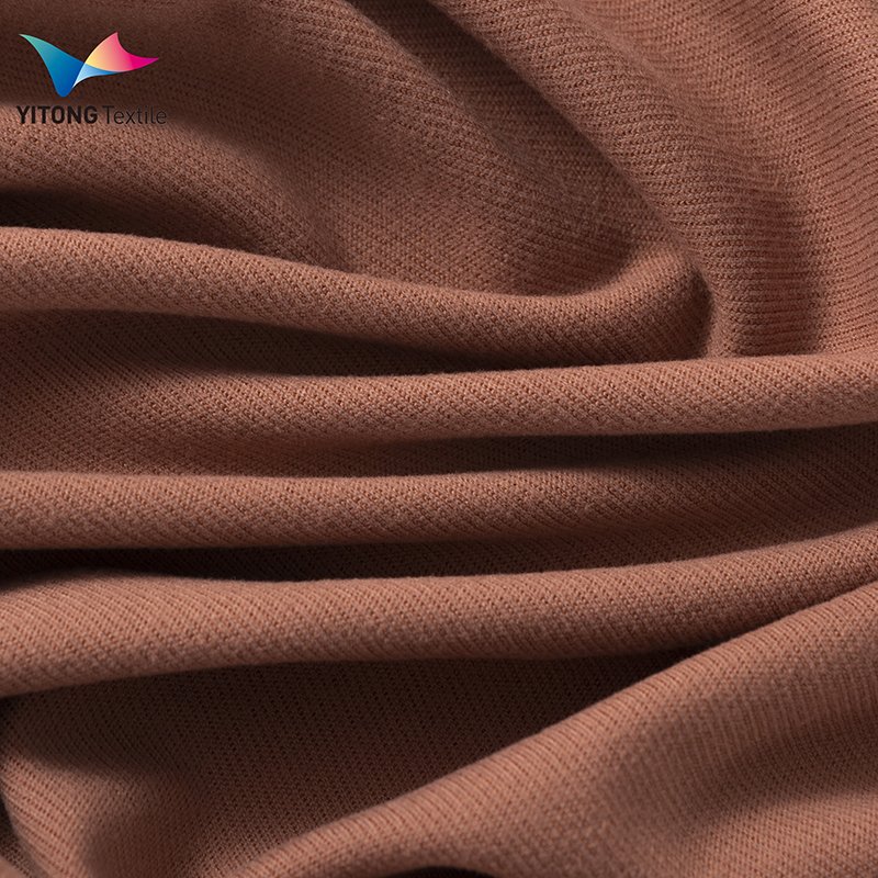 Wholesale 220 gsm Recycled Polyester Fabric Fleece Fabric 88% Polyester 12% Spandex Fabric for Hoodie Sweatshirt