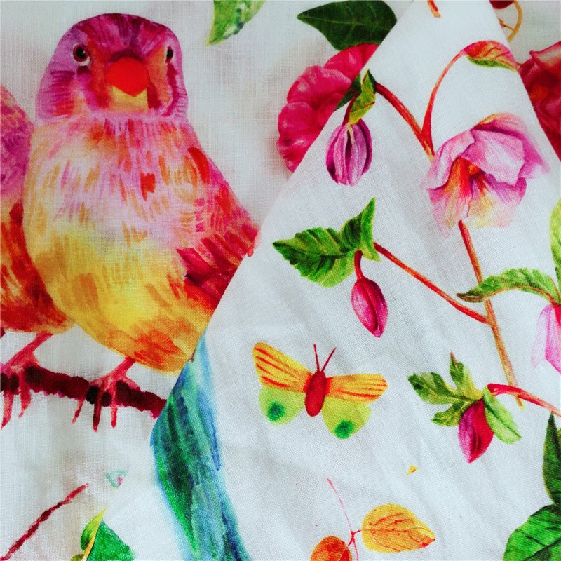 120GSM 100% Pure Linen fabric, custom print fabric linen for garment and pillow