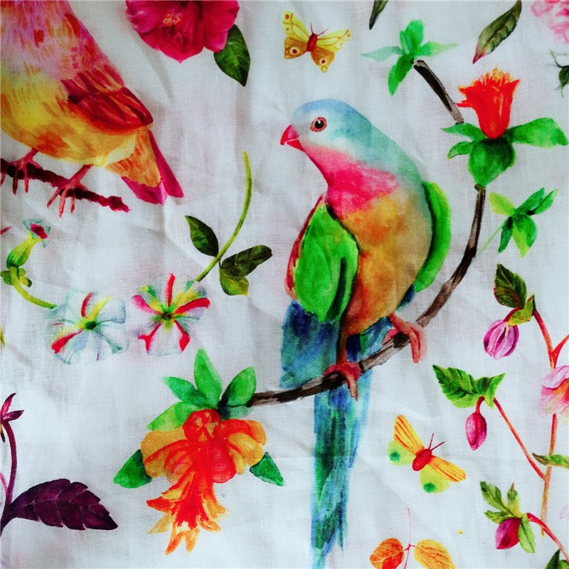 120GSM 100% Pure Linen fabric, custom print fabric linen for garment and pillow