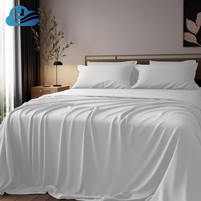 Bamboo Sheets Queen Size Bed Sheets 4 Piece Set Organic Bamboo 400 Tc Sateen Weave Sheet Wholesale