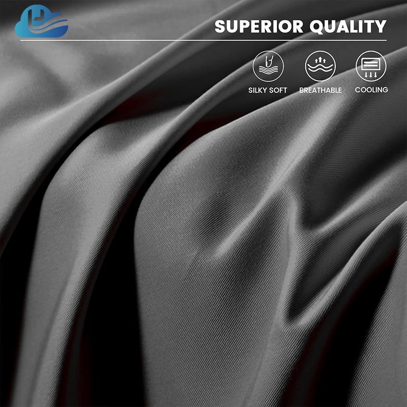 Bamboo Sheets Queen Size Bed Sheets 4 Piece Set Organic Bamboo 400 Tc Sateen Weave Sheet Wholesale