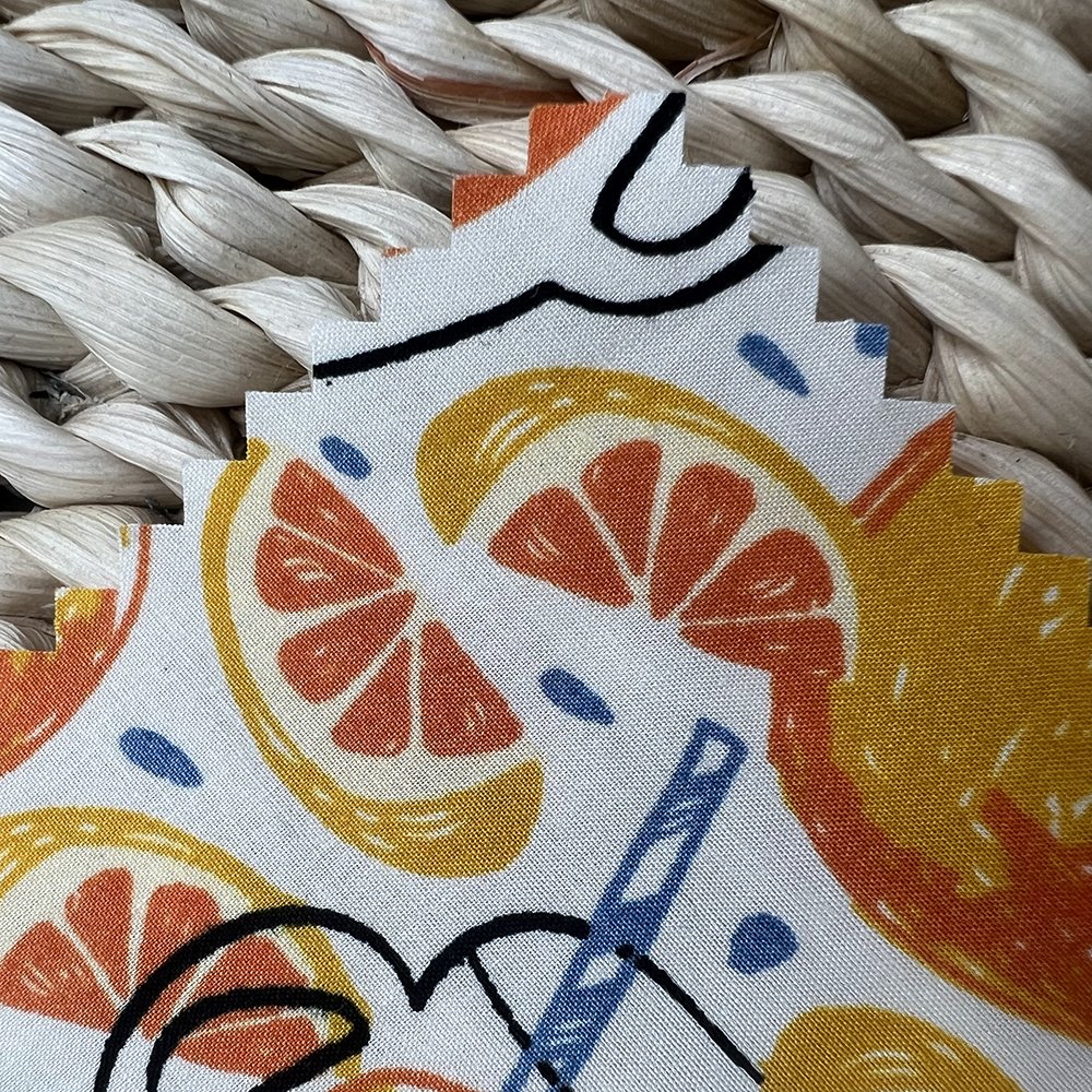 Fruit Design 100% Linen Custom Printed Linen Fabric For Clothing