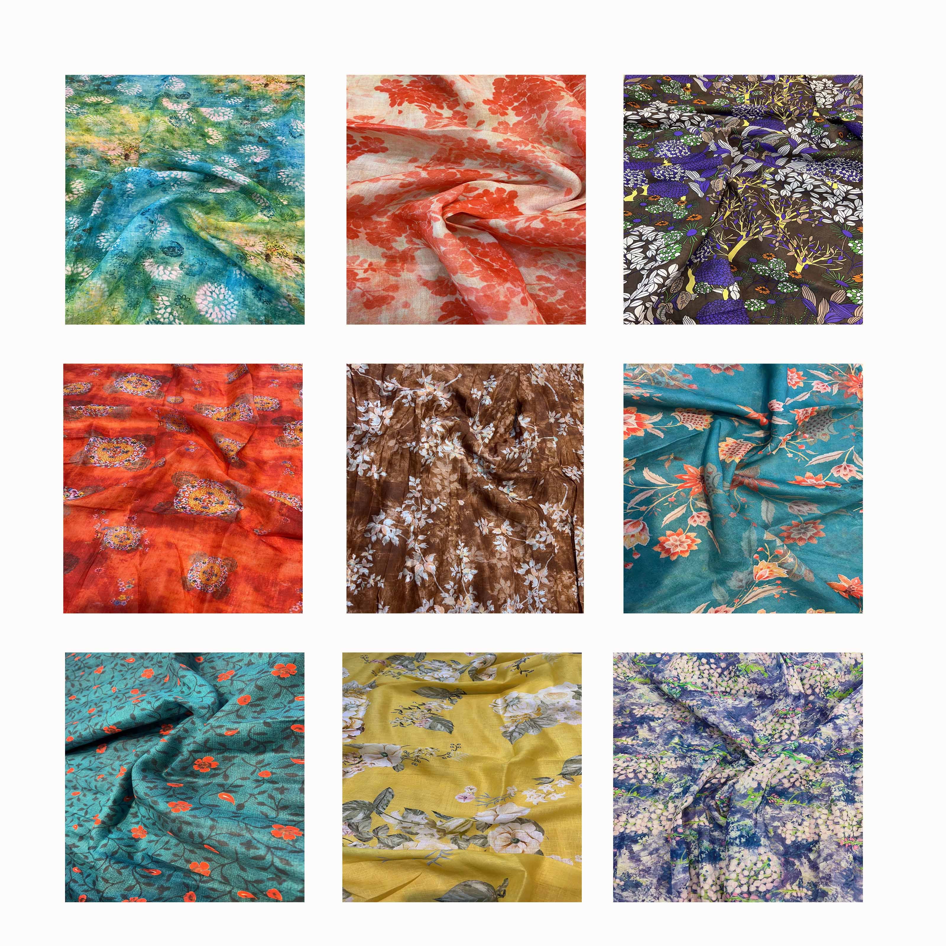 Factory Wholesale custom print 100% pure Linen yarn dyed stripe khaki Fabrics for dress