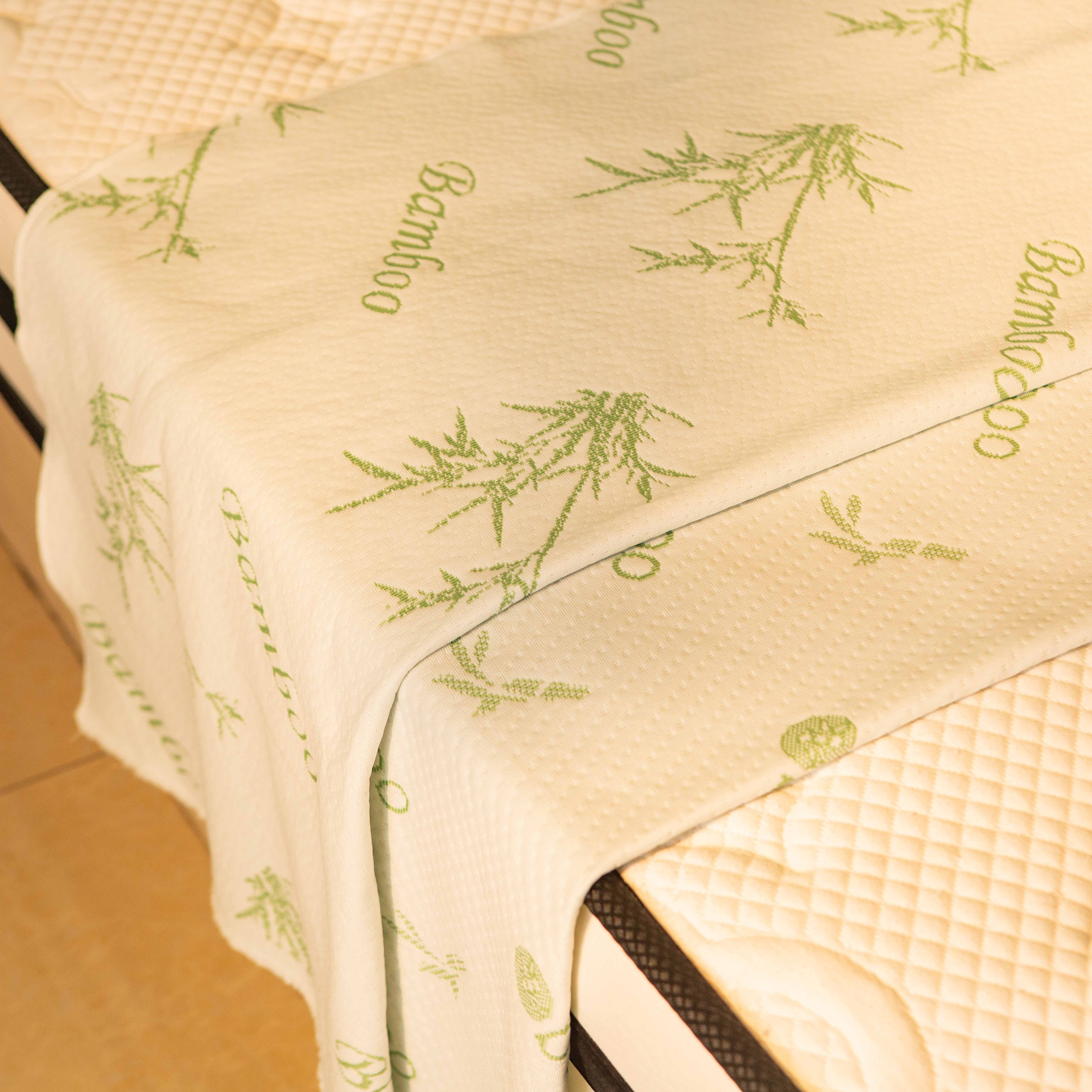 Breathable Lightweight Bamboo Fiber Double Jacquard Knitted Mattress Fabric for Home Textiles