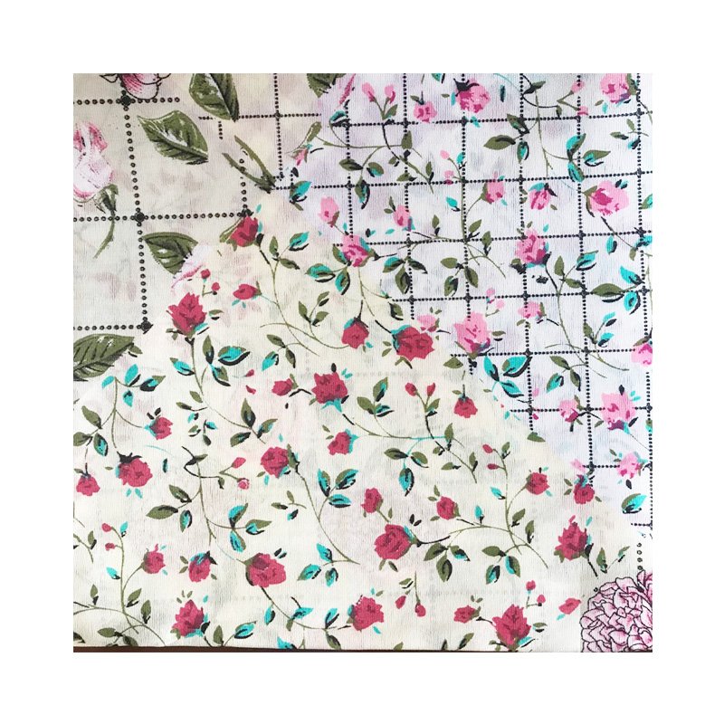 100% Polyester Woven Pigment Printing Brushed Fabric For Bedding Sheet Set