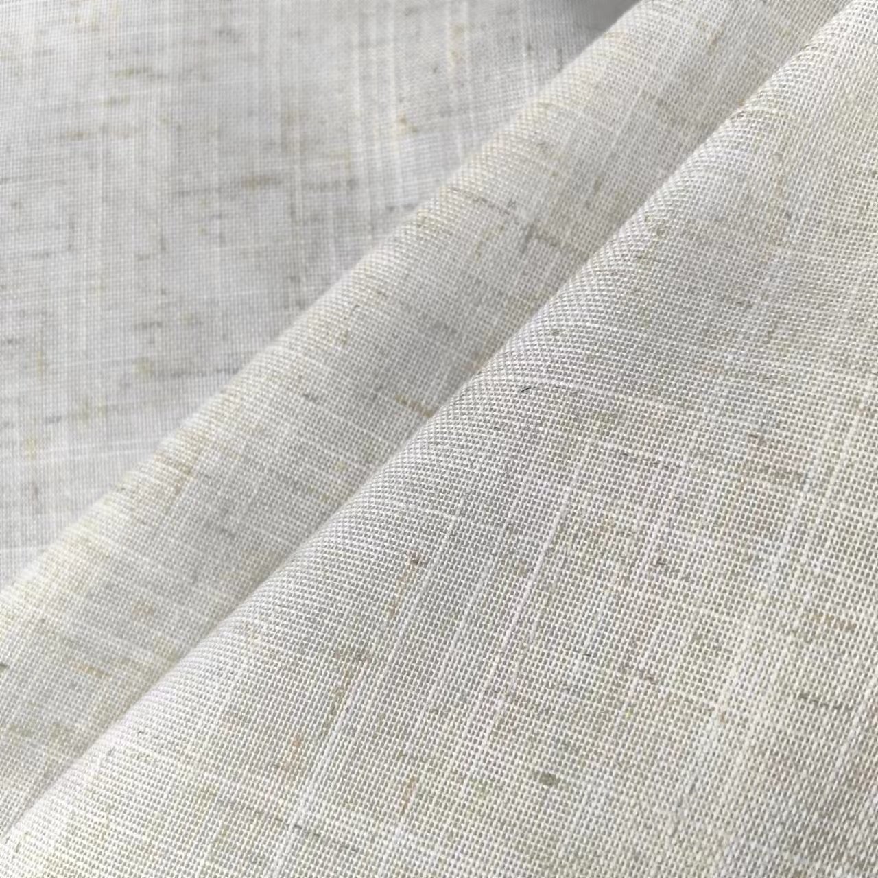 Hot sale linen curtain fabric high blackout linen material curtains wholesale